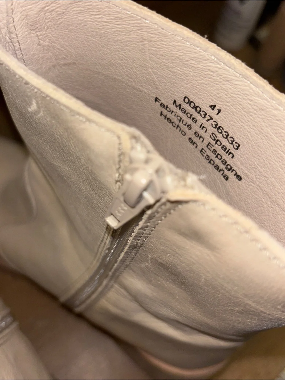 NEW Free People Cream Ruby Platform Ankle Boots